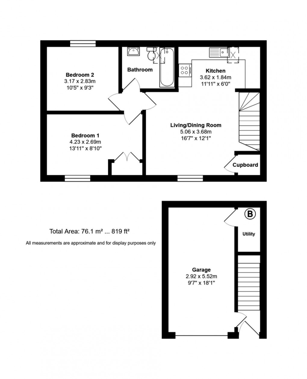 Floorplan for Bowood Drive, Brockworth