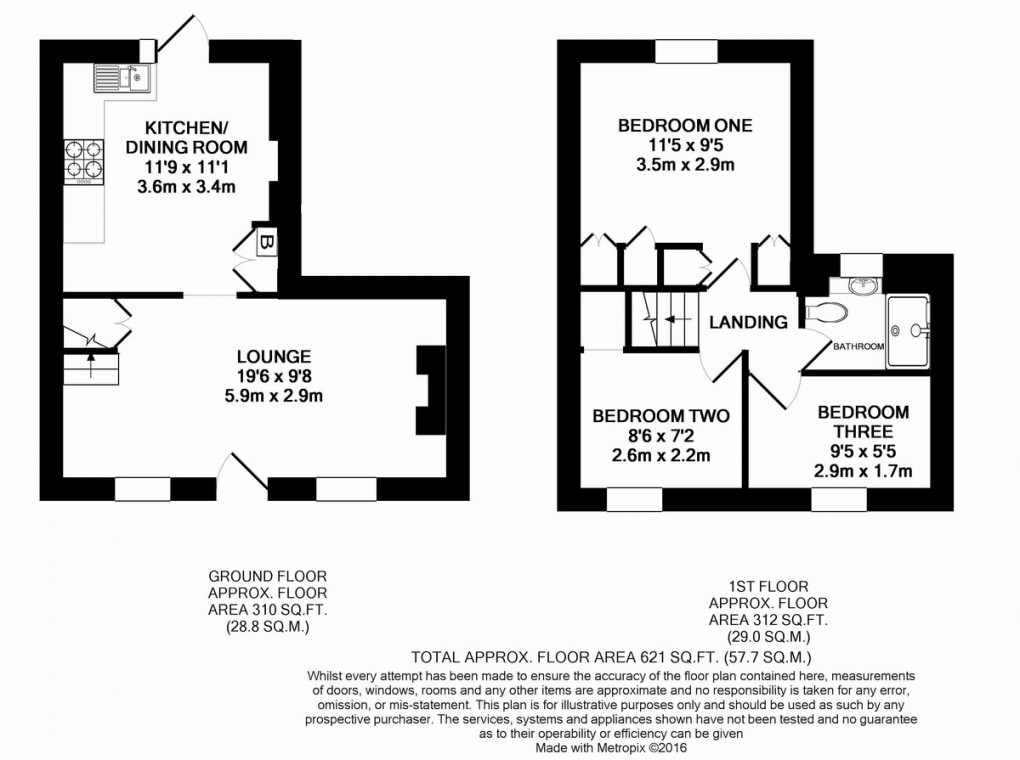 Floorplan for Charlton Road, Tetbury