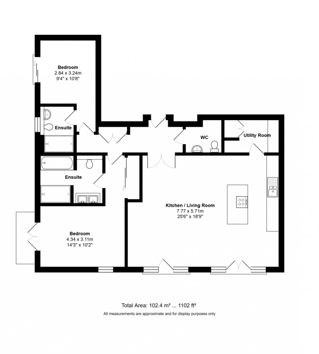 Floorplan for Woodchester, Stroud