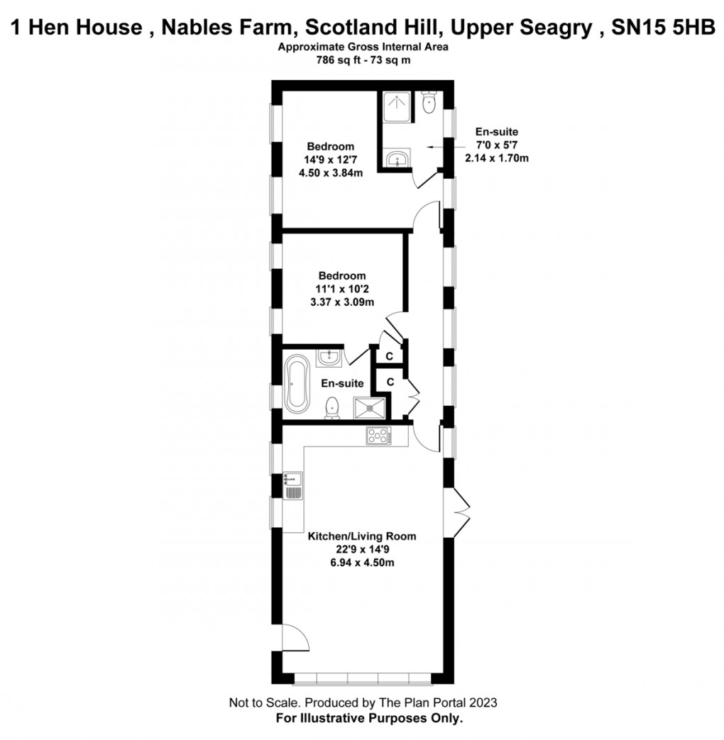 Floorplan for Upper Seagry, Chippenham