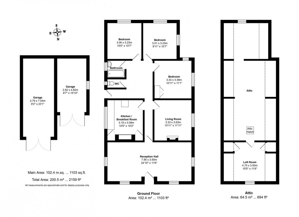 Floorplan for Burnham Road, Malmesbury