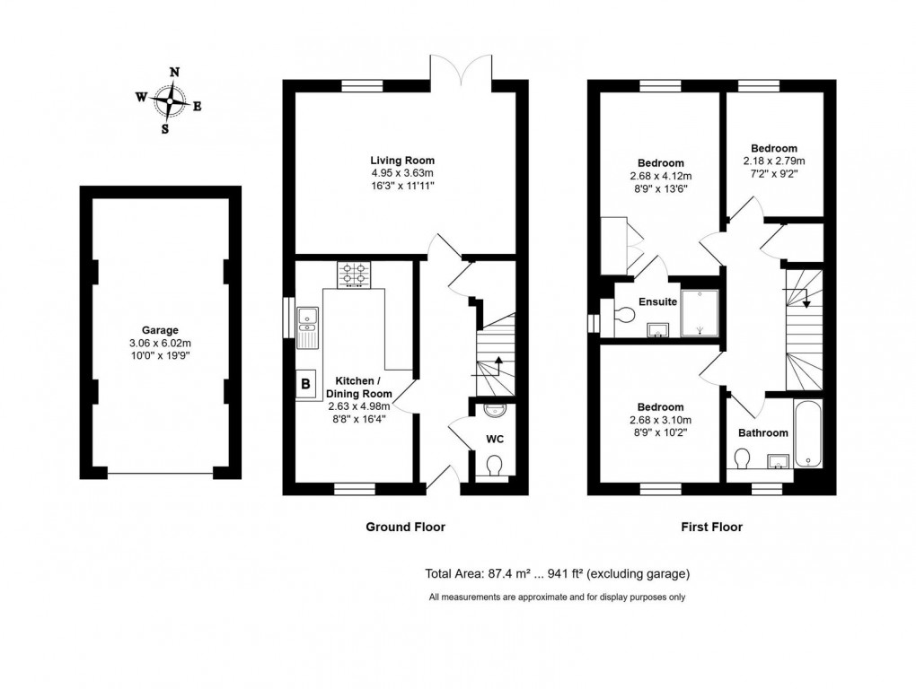 Floorplan for Mercer Way, Tetbury