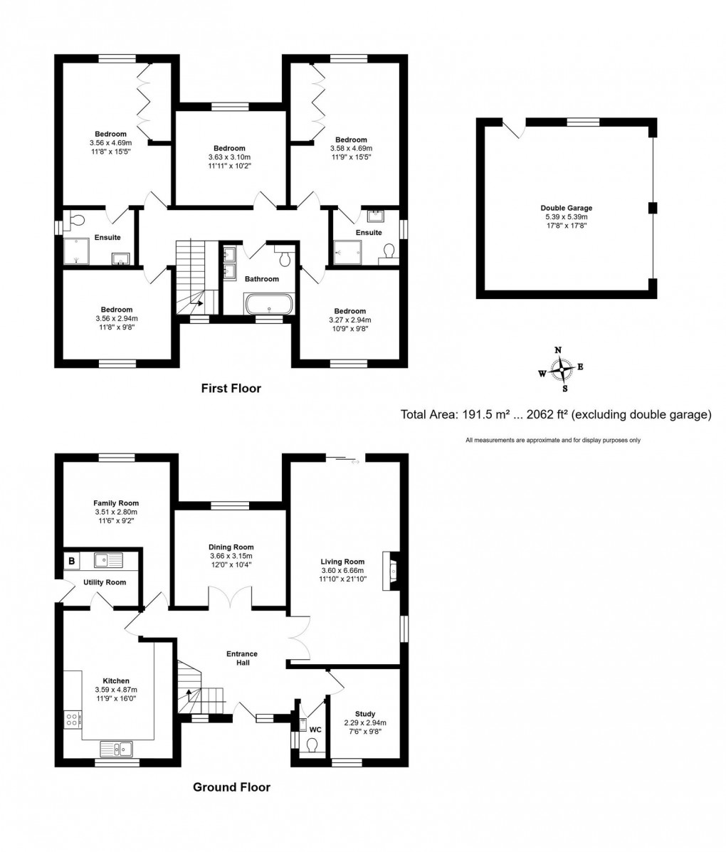 Floorplan for Coppenacre, Upper Minety