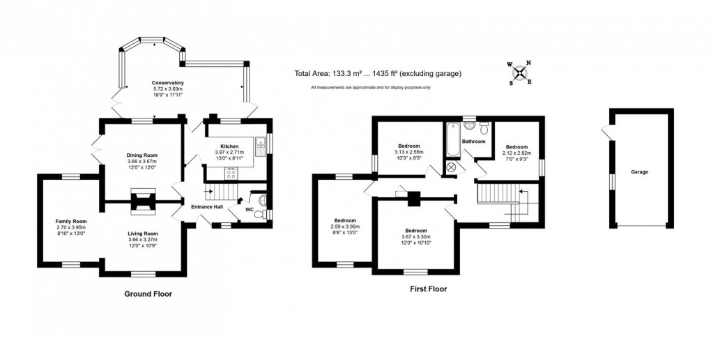 Floorplan for Bath Road, Tetbury