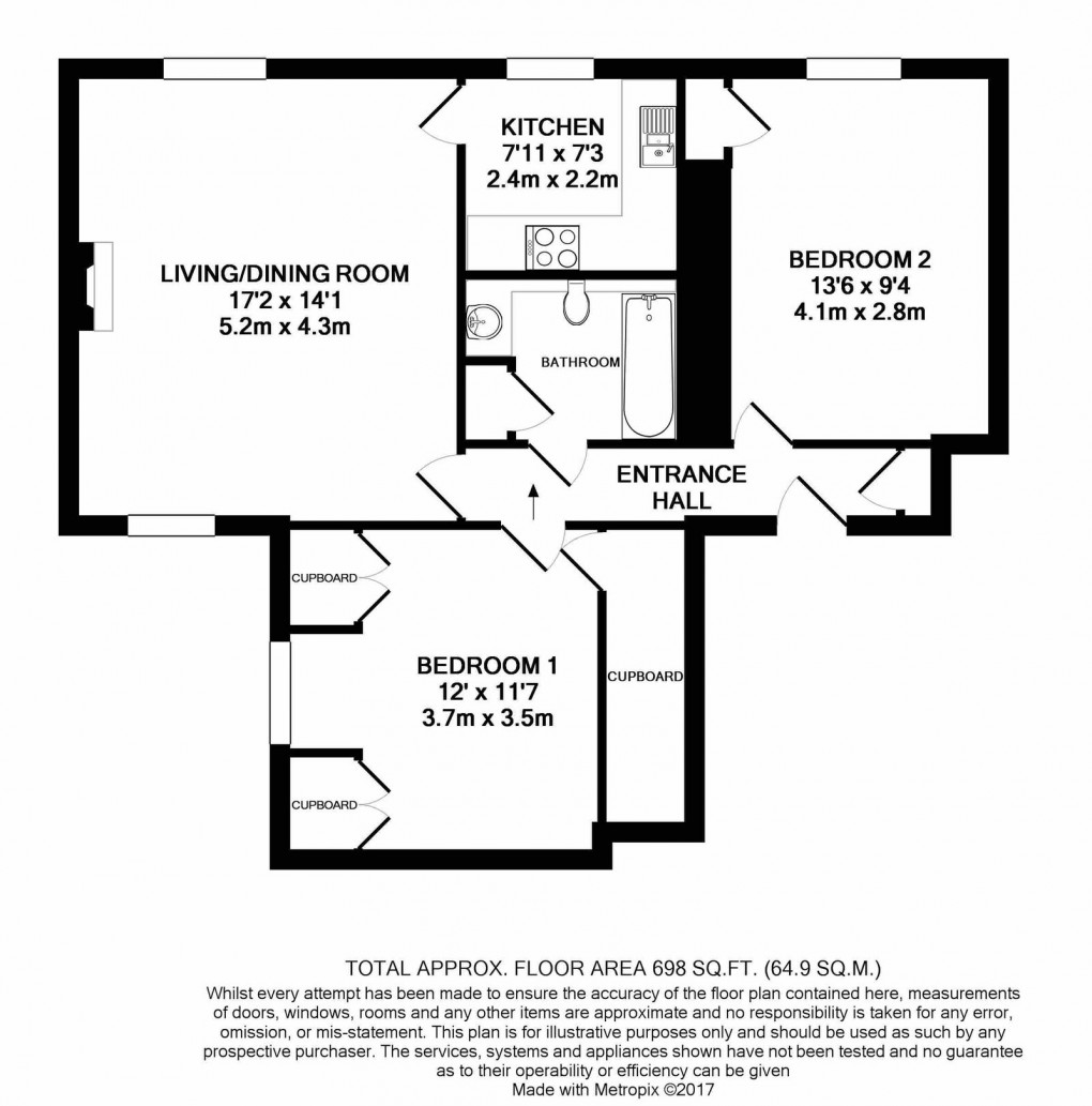 Floorplan for Chantry Court, Tetbury
