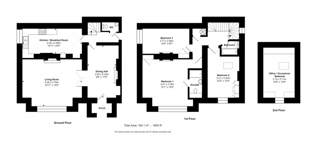 Floorplan for The Knoll, Malmesbury