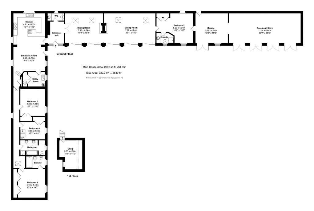 Floorplan for West Foscote, Grittleton