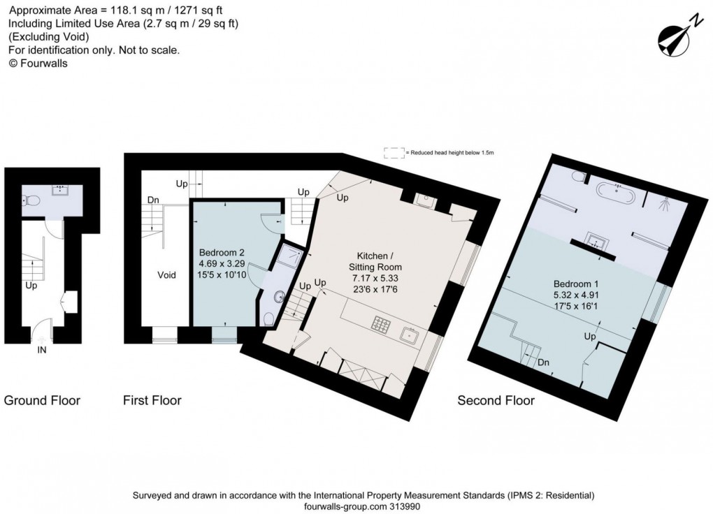 Floorplan for Long Street, Tetbury