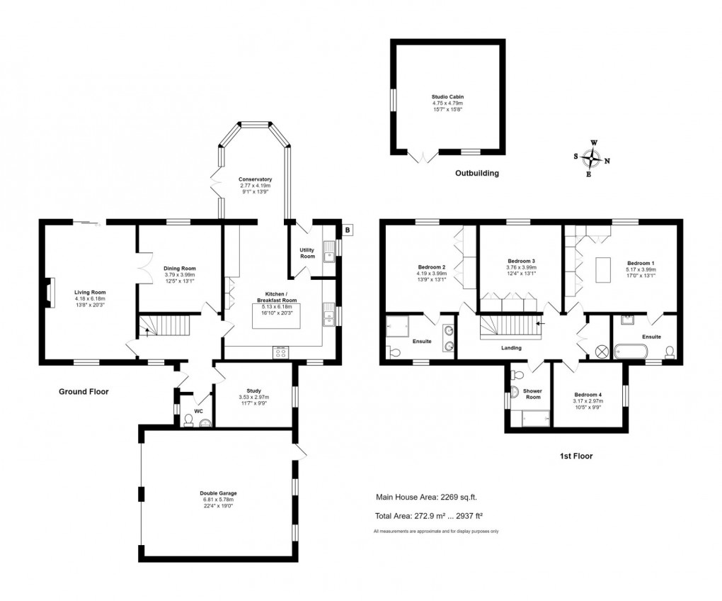 Floorplan for Court Gardens, Stanton St. Quintin
