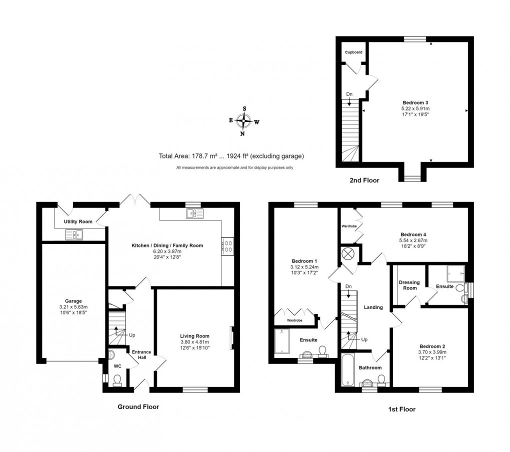 Floorplan for Glen Avon Court, Minety