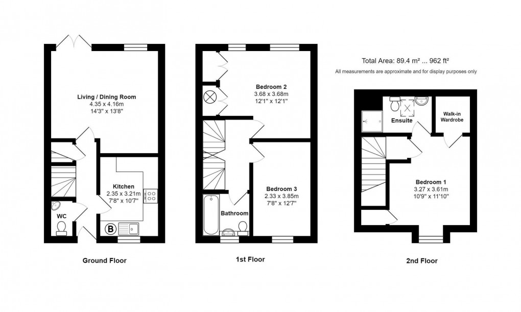 Floorplan for Fairfield, Minety